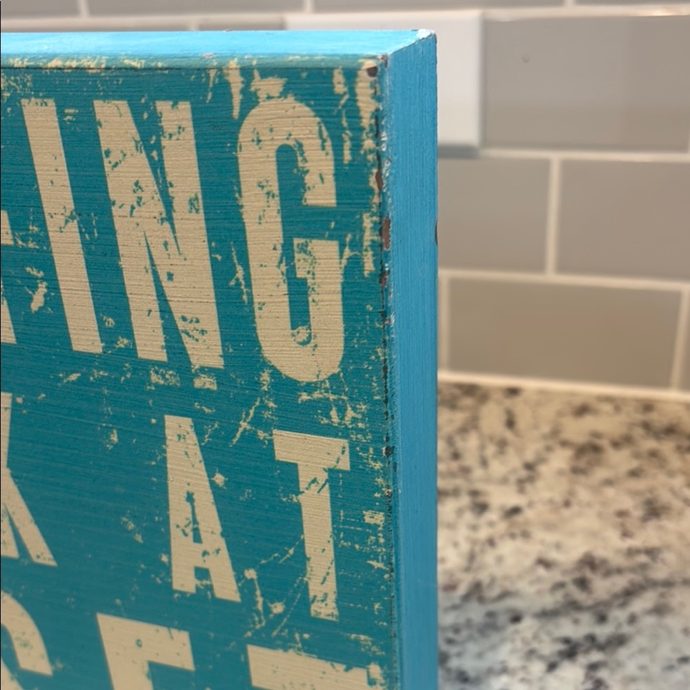 “Gone surfing” wooden wall sign / Decor - Picture 5 of 9